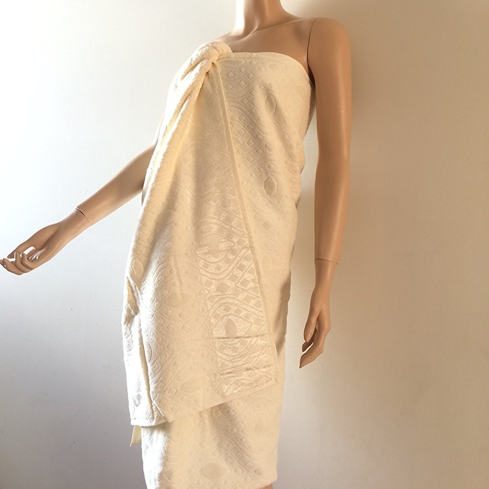 Bathrobe + 2 Body Towels %100 TURKISH COTTON - Picture 5 of 6